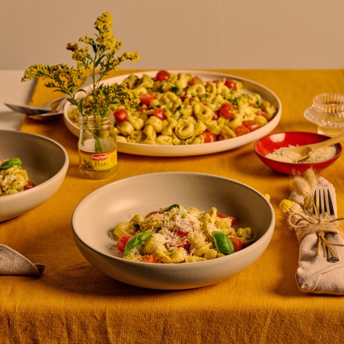 Recept Tortellini met pesto en courgette Grand'Italia